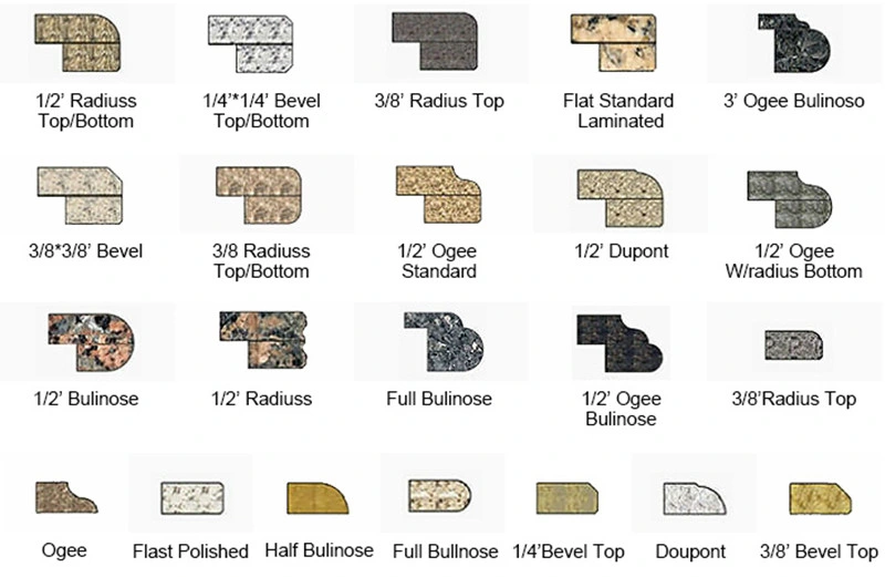 White/Black/Beige/Brown/Blue/Gold/Grey/Concrete Solid/Natural Surface Marble/Granite/Travertine/Stone/Quartzite/Quartz Countertop for Kitchen/Bathroom/Table