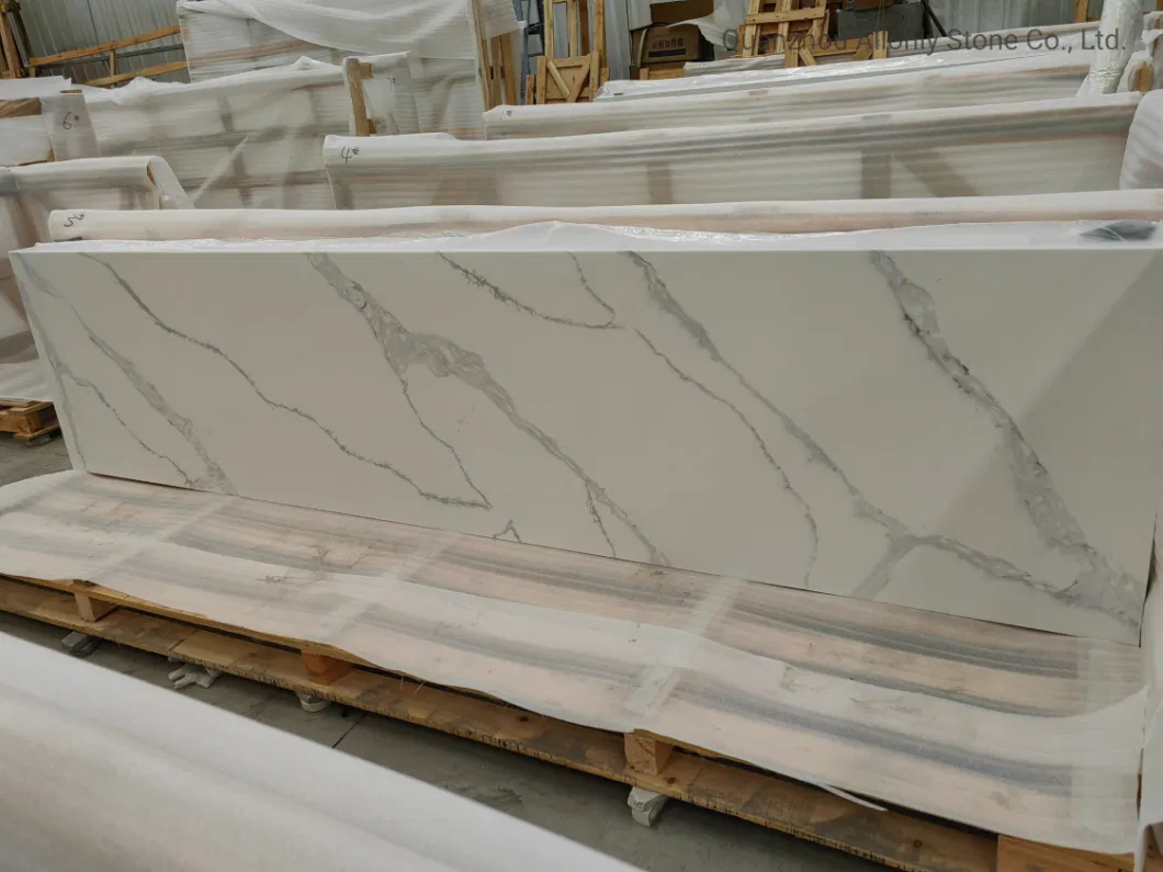 Wholesale Price Natural Stone Prefab White/Grey/Black/Brown Artificial Engineered Quartz Stone/Solid Surface/Granite/Marble Countertop for Kitchen and Bathroom