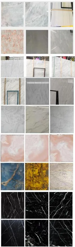 Italy Natural Expensive Marble Stone Polished Calacatta White Marble for House Marble Stone
