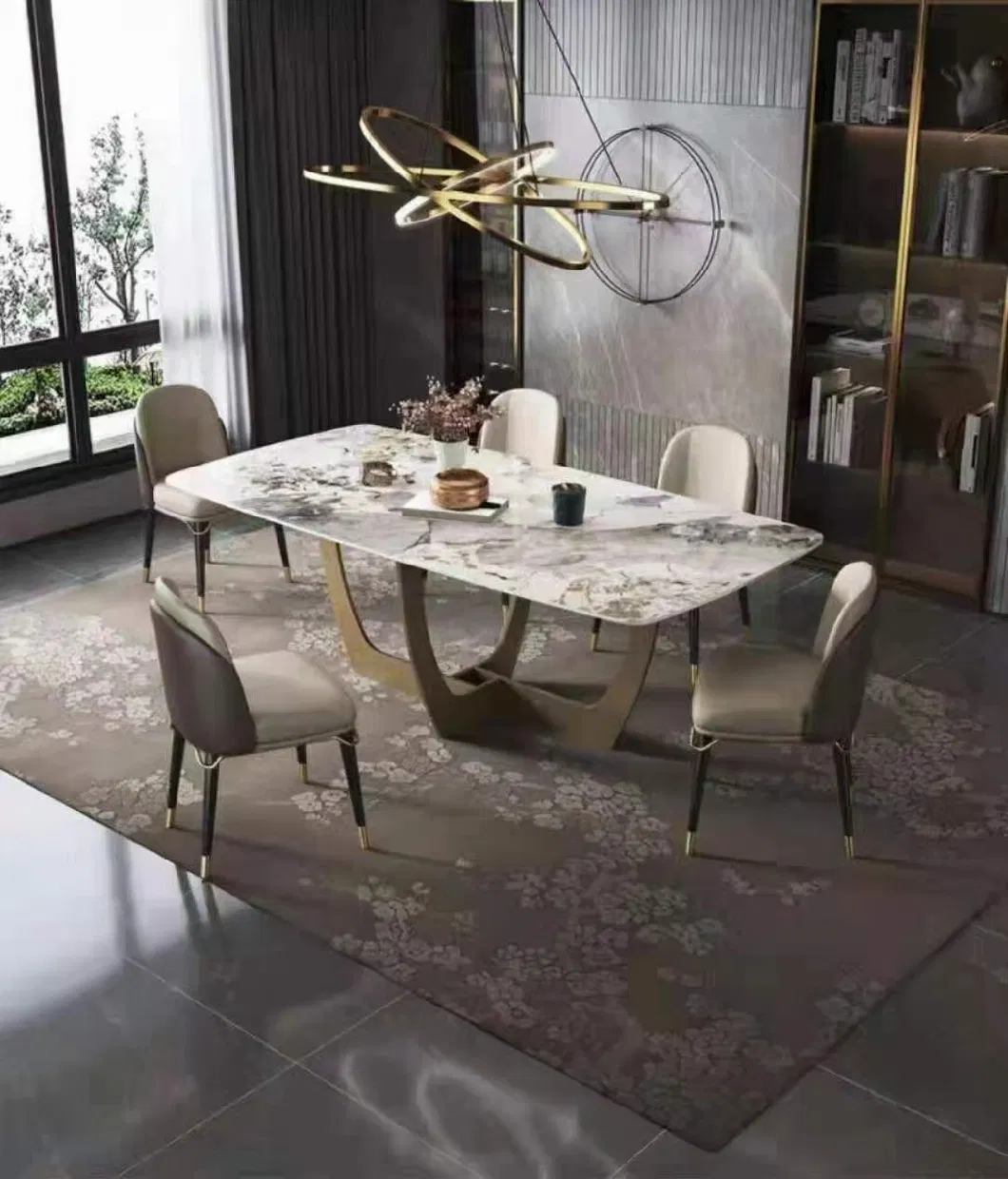 Sintered Stone Household Lounge Furniture Interior Decoration Customized