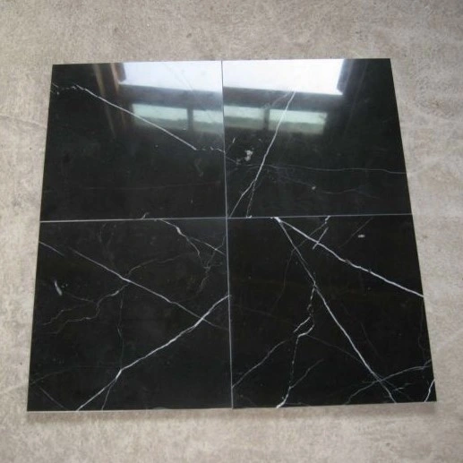 Black Nero Marquina Marble for Slab/Floor/ Wall Tile