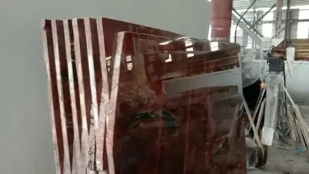 Beautiful Red Marble Slab with Strong Veins for Big Wall and Countertop Decoration