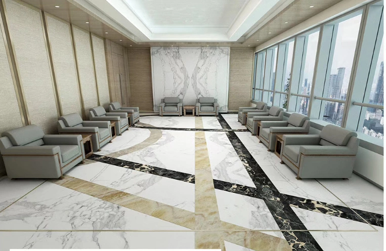 Polished Calacatta Oro/Statuario/Statuary White Marble Tiles Stone Slab Marble Flooring Tile/Marble Countertop